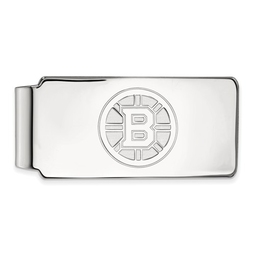 14k White Gold Boston Bruins Money Clip