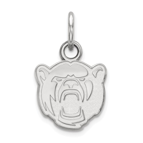Sterling Silver 3/8in Baylor University Bear Head Charm