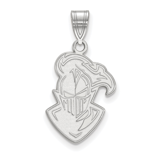 Sterling Silver 3/4in Furman University Paladin Head Pendant