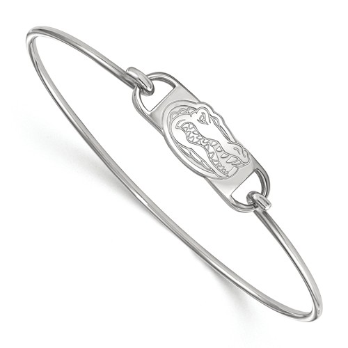 Sterling Silver 7in University of Florida Small Center Wire Bangle