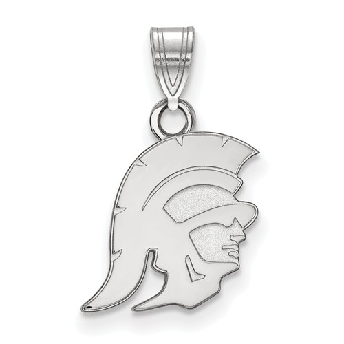 Sterling Silver 3/8in University of Southern California Trojan Charm