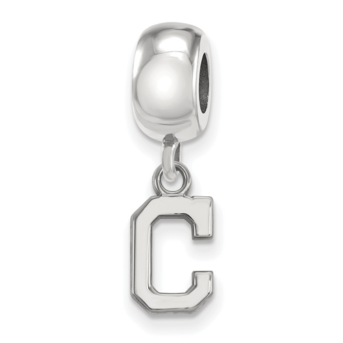 Sterling Silver Cleveland Indians Extra Small Dangle Bead