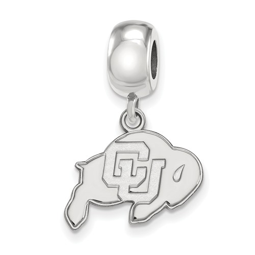University of Colorado Buffalo Dangle Bead Sterling Silver