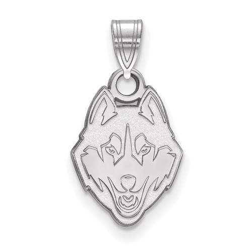 University of Connecticut Husky Pendant 1/2in Sterling Silver