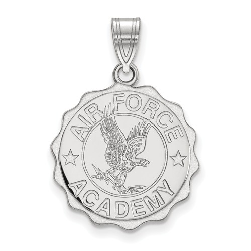United States Air Force Academy Pendant 3/4in Sterling Silver