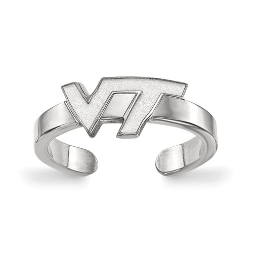 Sterling Silver Virginia Tech Toe Ring