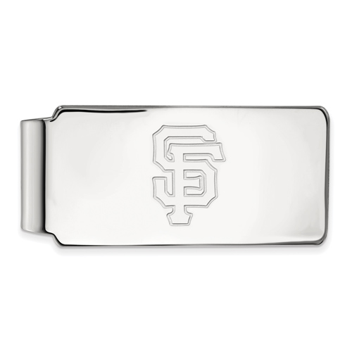 14kt White Gold San Francisco Giants Money Clip