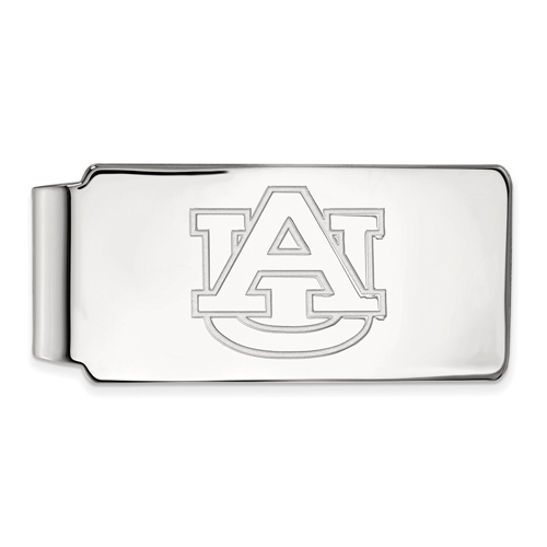 Sterling Silver Auburn University Money Clip