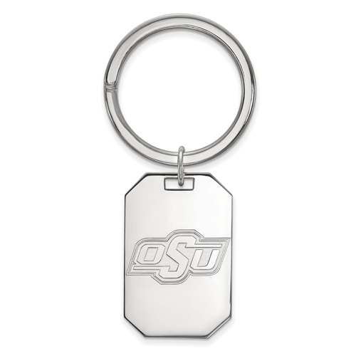 Sterling Silver Oklahoma State University OSU Key Chain