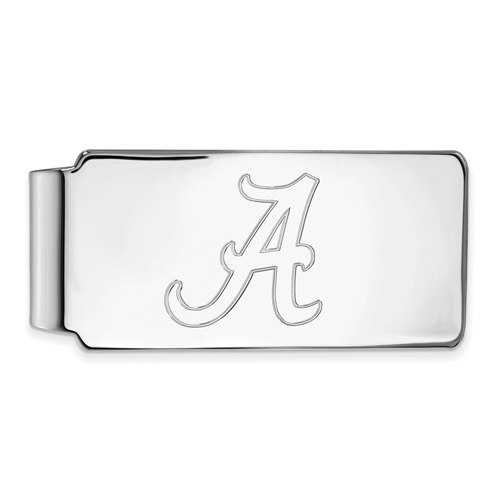 Sterling Silver University of Alabama A Money Clip