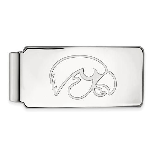 Sterling Silver University of Iowa Money Clip