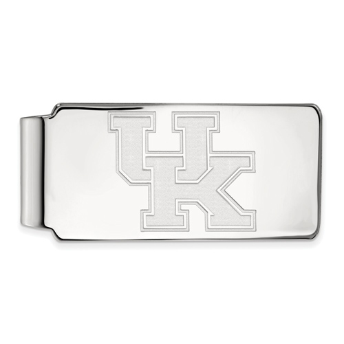 10kt White Gold University of Kentucky Money Clip