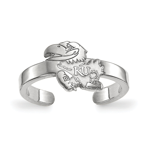 Sterling Silver University of Kansas Toe Ring