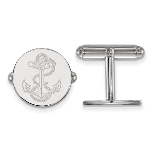 United States Naval Academy Anchor Cuff Links Sterling Silver