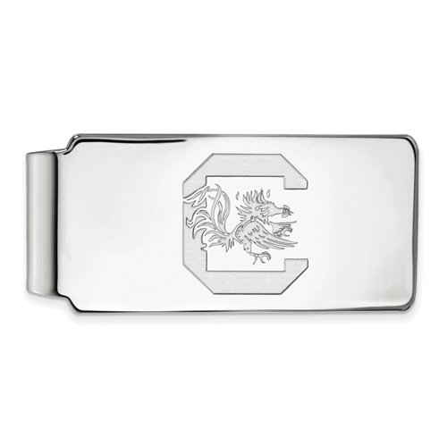 14kt White Gold University of South Carolina Money Clip
