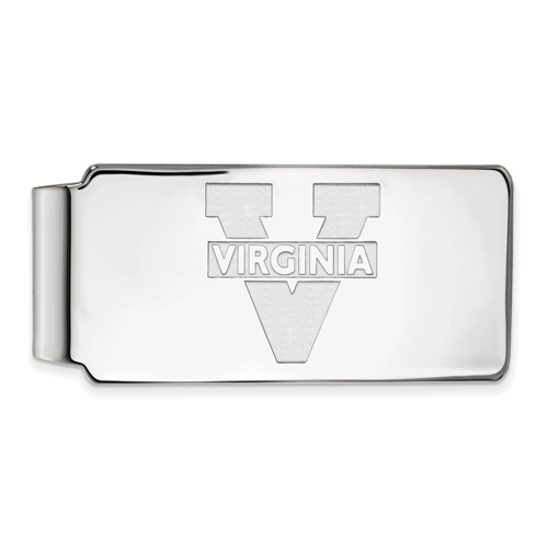 14kt White Gold University of Virginia Money Clip