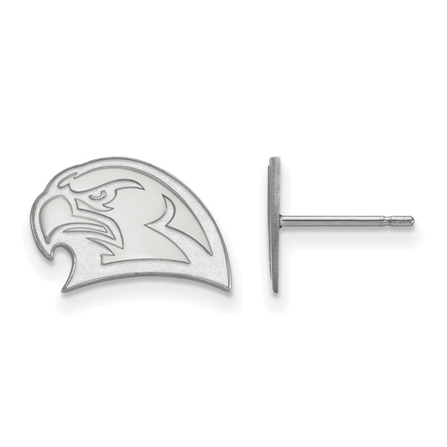 Miami University RedHawk Extra Small Post Earrings Sterling Silver
