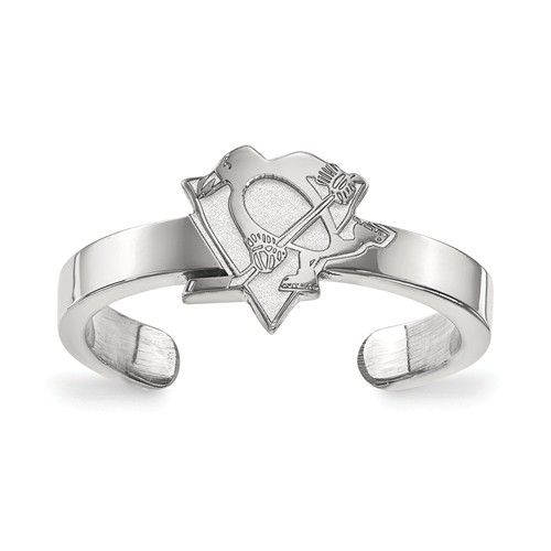 Sterling Silver Pittsburgh Penguins Toe Ring
