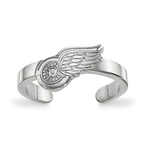Sterling Silver Detroit Red Wings Toe Ring