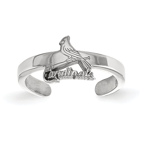 Sterling Silver St. Louis Cardinals Toe Ring