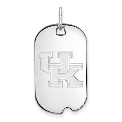 Sterling Silver University of Kentucky Small Dog Tag