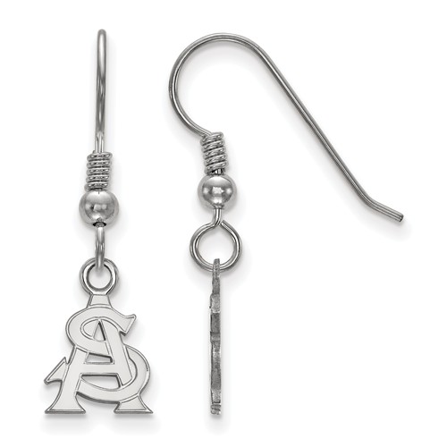 Arizona State University Dangle Earrings Sterling Silver