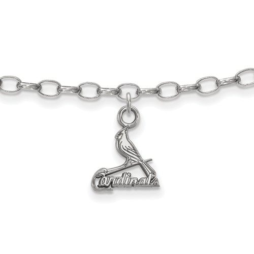 Sterling Silver St. Louis Cardinals Anklet