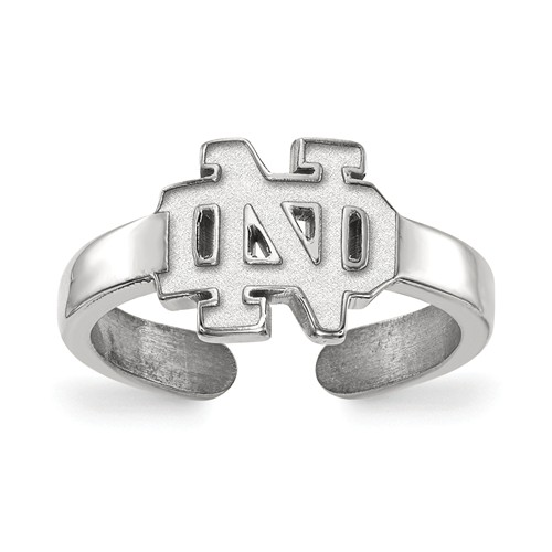 Sterling Silver University of Notre Dame Toe Ring