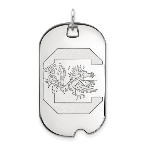 Sterling Silver University of South Carolina Dog Tag