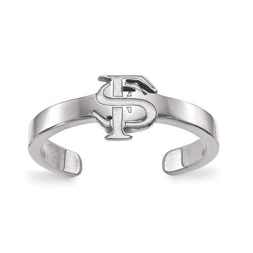 Sterling Silver Florida State University Toe Ring