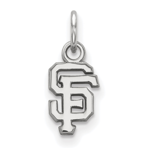 Sterling Silver 9in San Francisco Giants Anklet