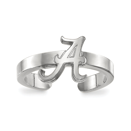 Sterling Silver University of Alabama Toe Ring