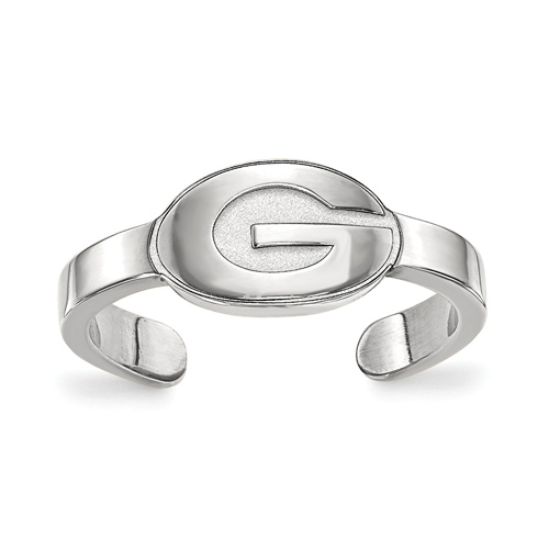 Sterling Silver University of Georgia Toe Ring