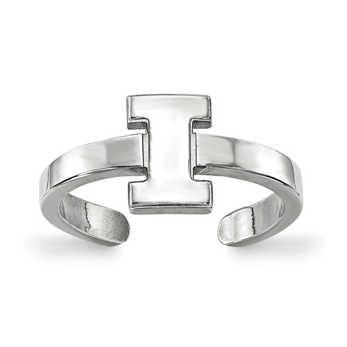 Sterling Silver University of Illinois Toe Ring