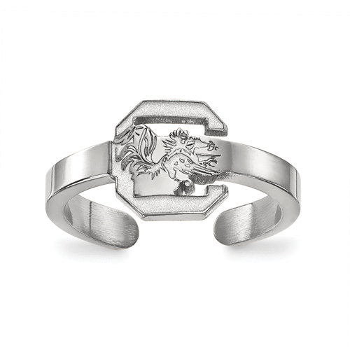 Sterling Silver University of South Carolina Toe Ring