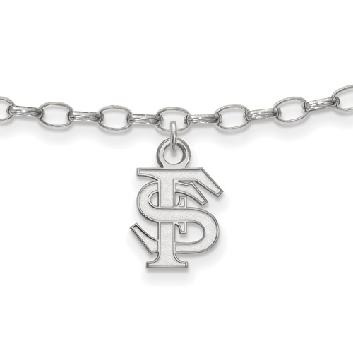 Sterling Silver Florida State University Anklet