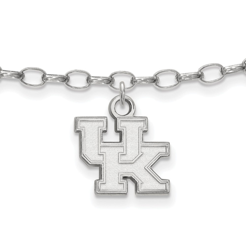 Sterling Silver 9in University of Kentucky Anklet
