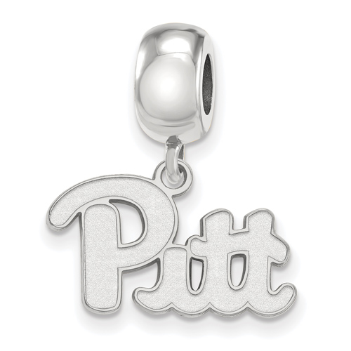 Sterling Silver University of Pittsburgh Pitt Dangle Bead Charm
