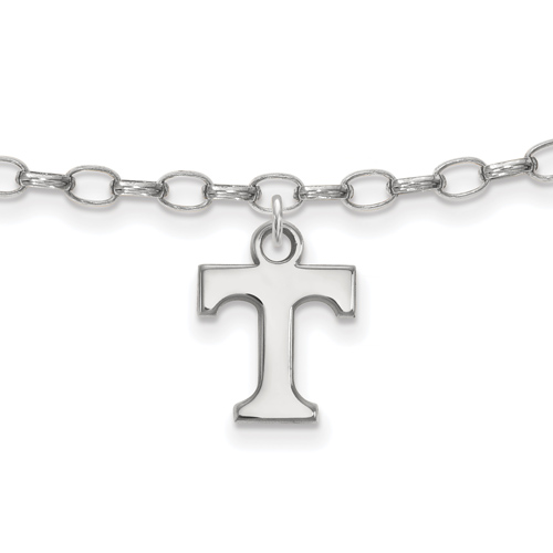Sterling Silver 9in University of Tennessee Anklet