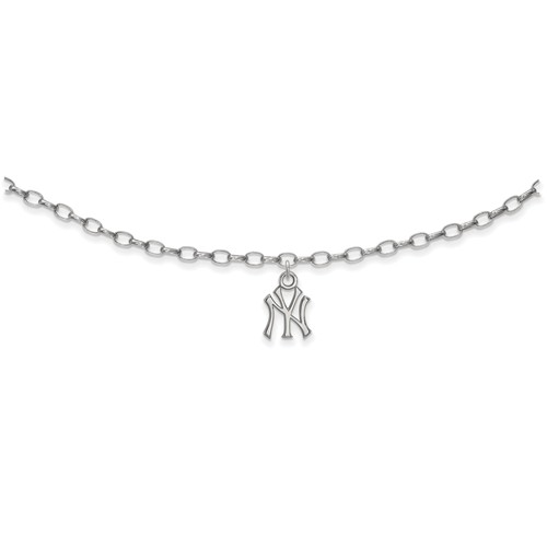 Sterling Silver New York Yankees Anklet