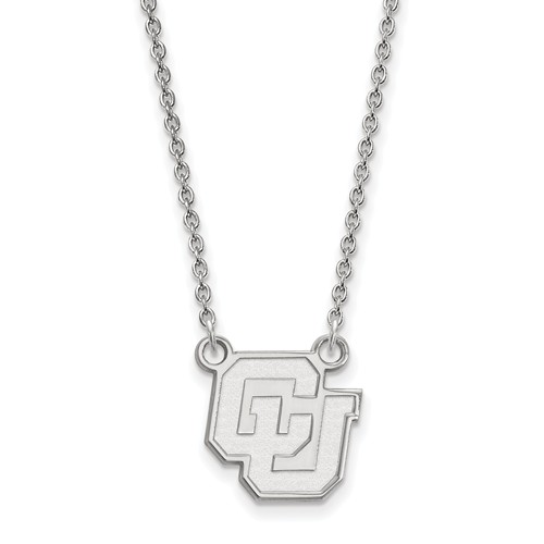 University of Colorado CU Necklace Sterling Silver