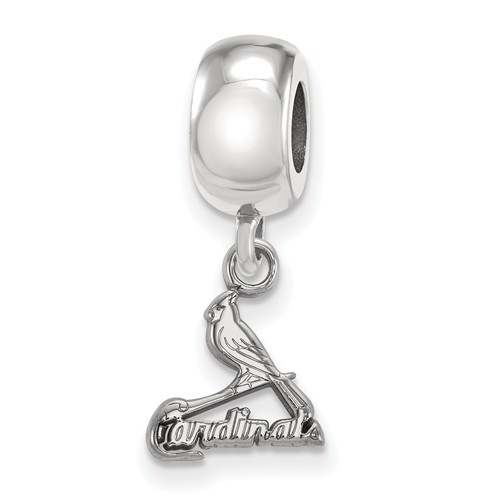 Sterling Silver St. Louis Cardinals Extra Small Dangle Bead