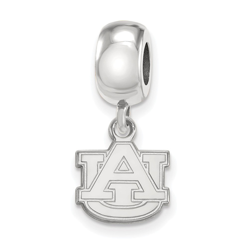 Sterling Silver Auburn University Extra Small Dangle Bead