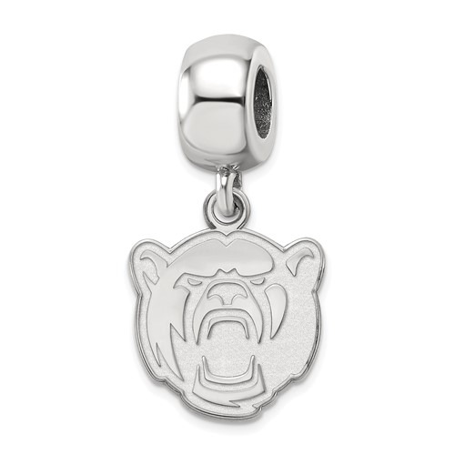 Sterling Silver Baylor University Bear Dangle Bead