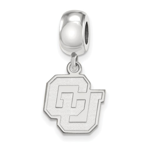University of Colorado CU Small Dangle Bead Sterling Silver