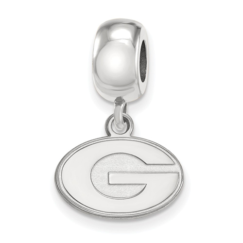 Sterling Silver University of Georgia Small Dangle Bead