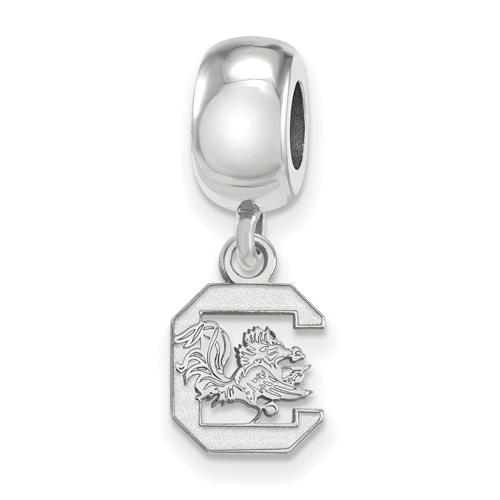 Sterling Silver University of South Carolina Extra Small Dangle Bead