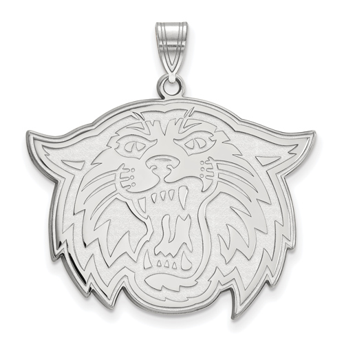 Villanova University Wildcat Pendant 1in 10k White Gold