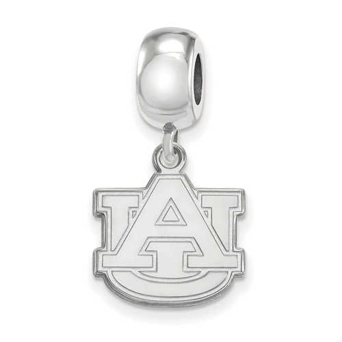 Sterling Silver Auburn University Small Dangle Bead