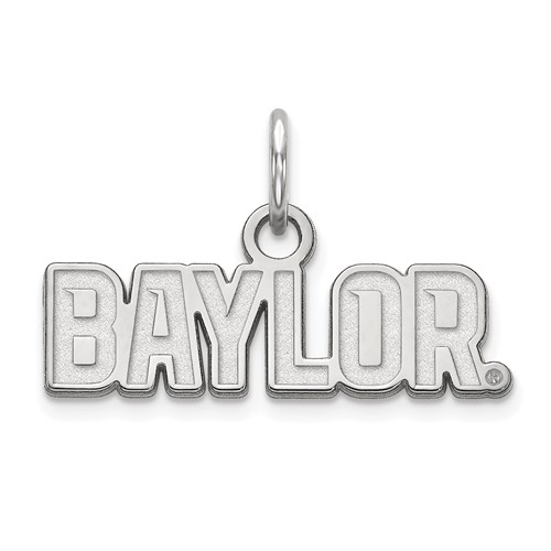 Sterling Silver 3/8in Baylor University Charm